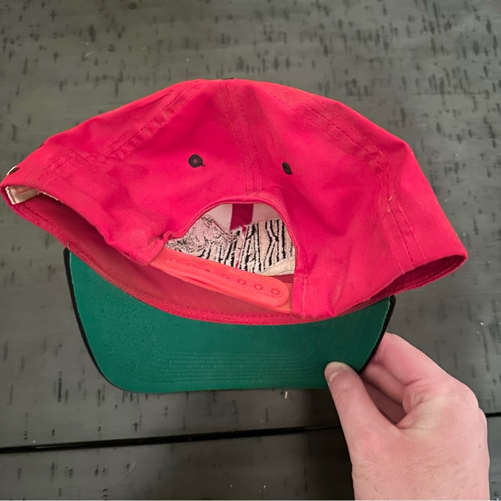Vintage 90s Arkansas Razorbacks SnapBack Hat - Picture 4 of 5